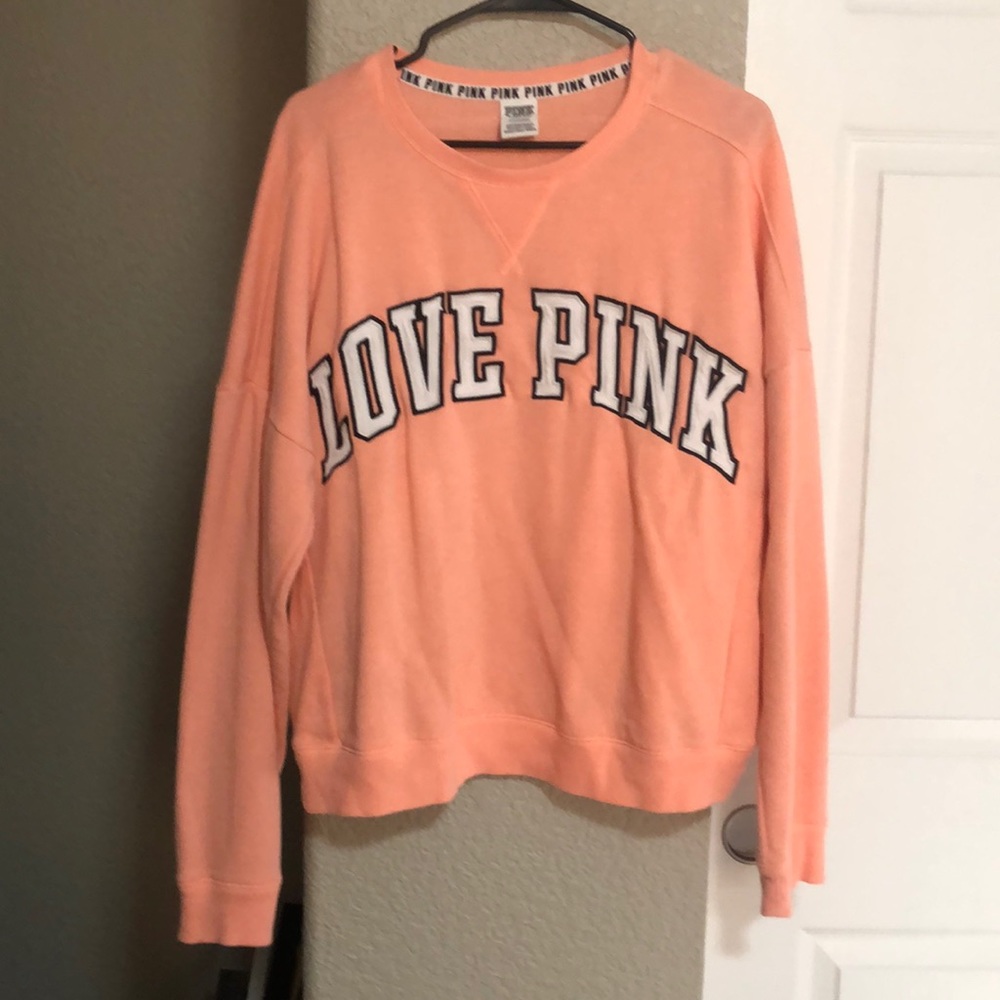 PINK Victoria’s Secret coral pullover